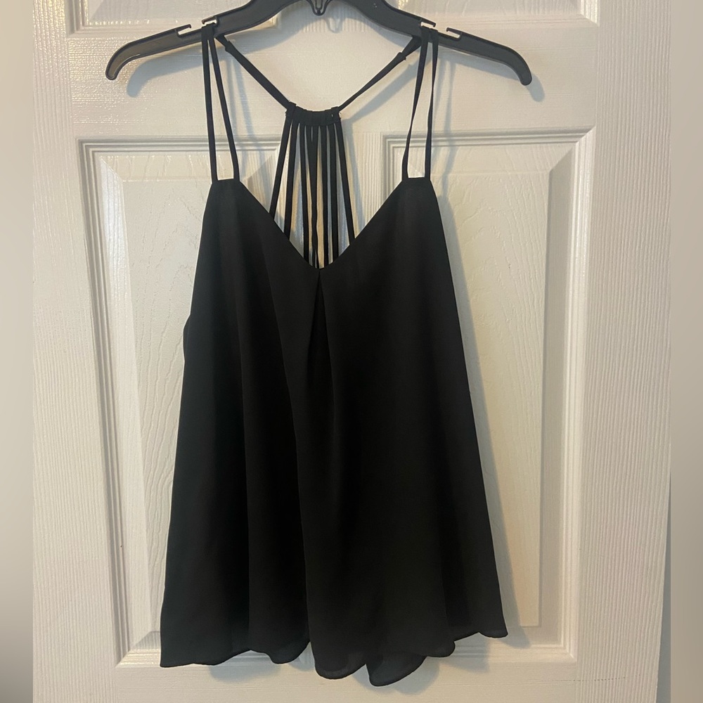 Size large metaphor strappy spaghetti strap blouse